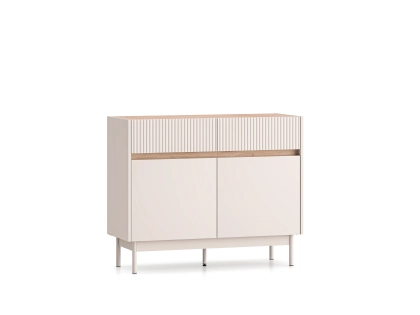 Komoda TIVON 85 cm x 104 kaszmir + dąb cremona
