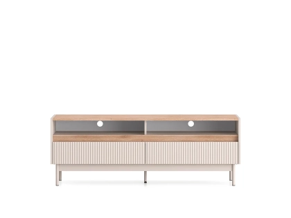 Szafka RTV TIVON 55 cm x 154 kaszmir + dąb cremona