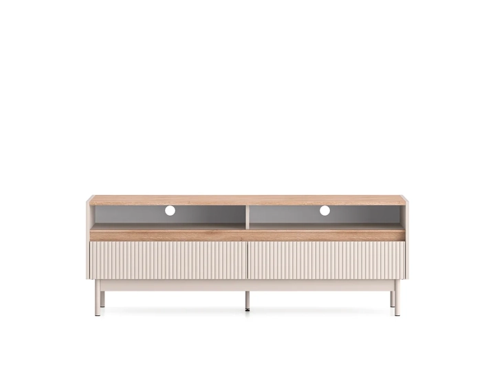 Szafka RTV TIVON 55 cm x 154 kaszmir + dąb cremona