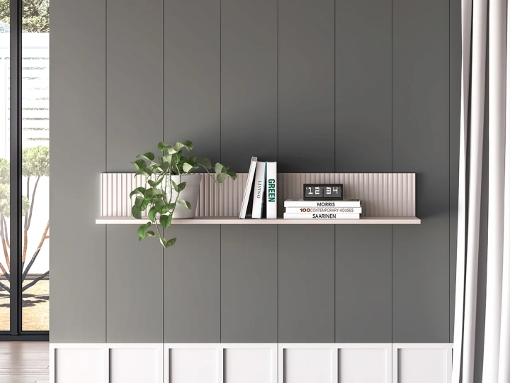 Półka ścienna TIVON 18 cm x 120 kaszmir