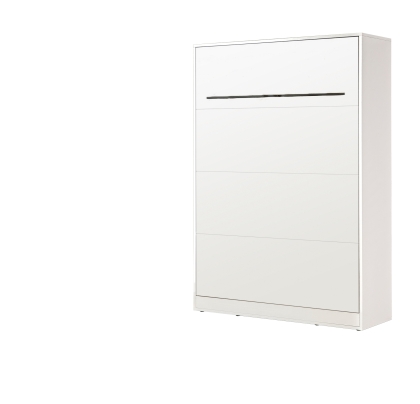 Półkotapczan pionowy MODUS 140cm biały + czarne uchwyty
