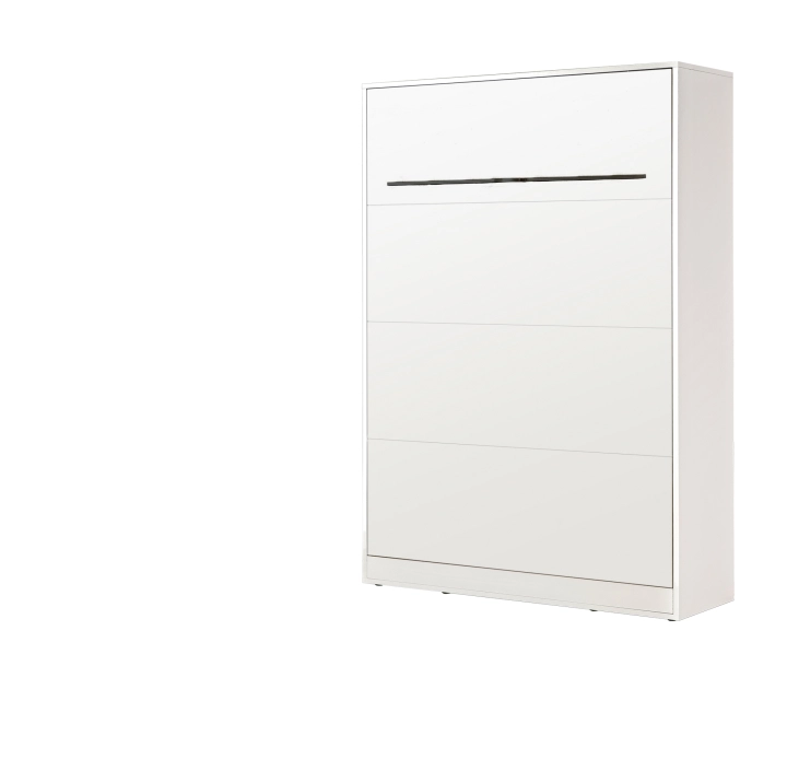 Półkotapczan pionowy MODUS 140cm biały + czarne uchwyty