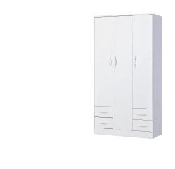 Szafa MODUS 120cm biały + białe uchwyty