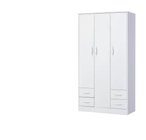 Szafa MODUS 120cm biały + białe uchwyty