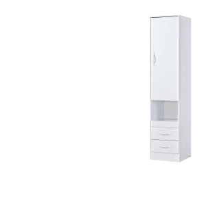 Regał MODUS 50cm biały + białe uchwyty