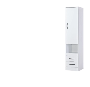 Regał MODUS 50cm biały + czarne uchwyty