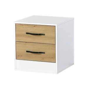 Szafka nocna MODUS 120cm dąb artisan + czarne uchwyty