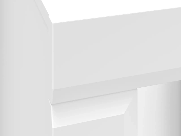 Lustro ORDENA 64cm x 117 biały