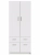 Szafa_dwudrzwiowa_z_szufladami_biała_Esperanza_4D2S_90cm_front.webp