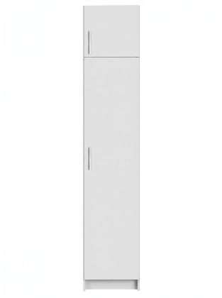 Biała_szafa_jednodrzwiowa_z_nadstawką_45cm_Esperanza_1D_front.webp