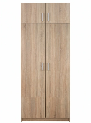 Szafa_z_nadstawką_Esperanza_6D2S_90cm_dąb_sonoma_front.webp