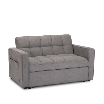 Fotel Rozkładany NOCTELO do Spania, Szary - 01.webp