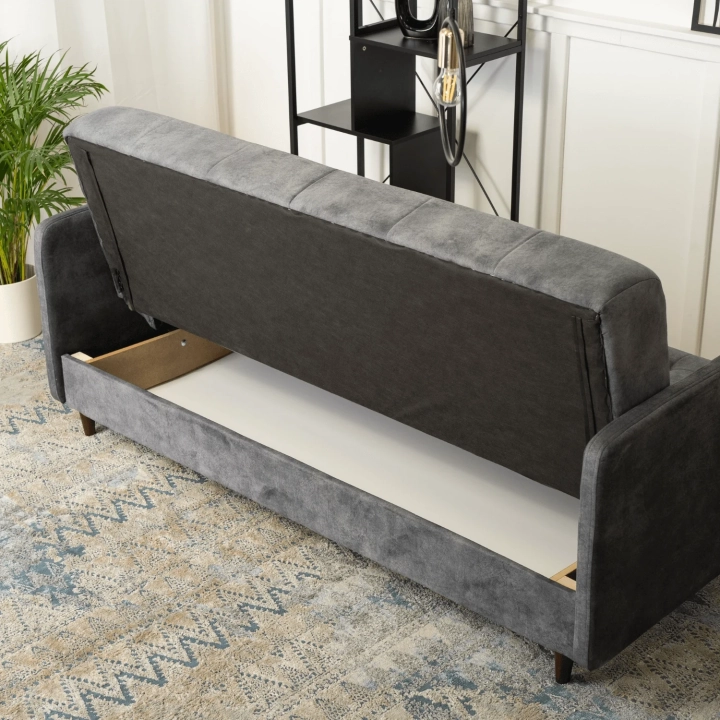 Sofa Rozkładana RIVANTO, Szara - 03.webp