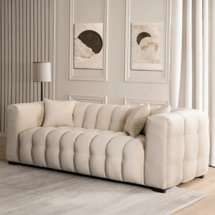 Sofa LINVARO 3S Trzyosobowa, Kremowa - 02.webp