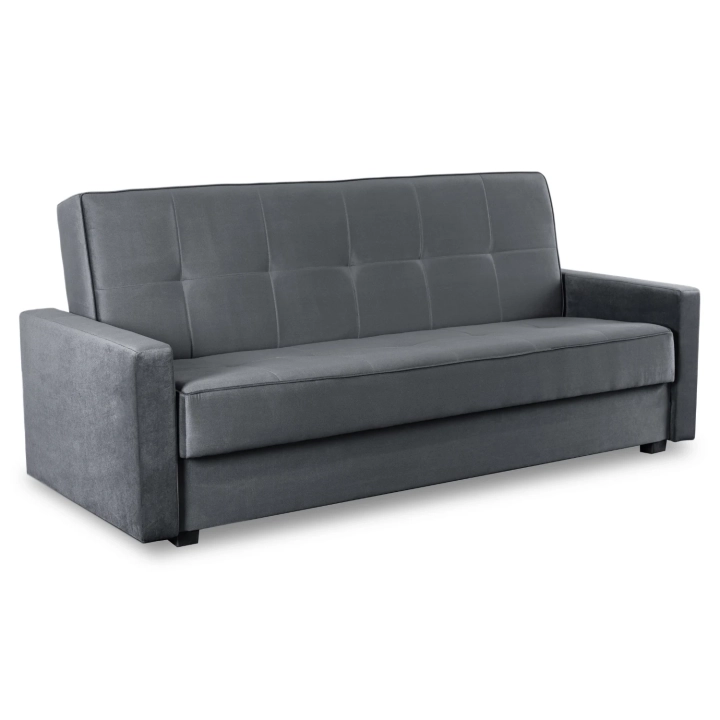 Sofa Rozkładana ALVENTO, Szara - 01.webp