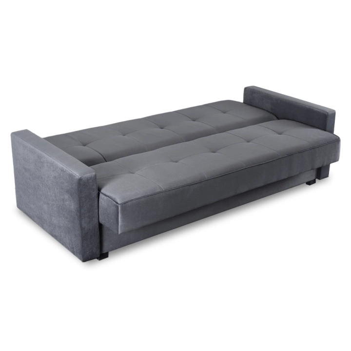 Sofa Rozkładana ALVENTO, Szara - 05.webp