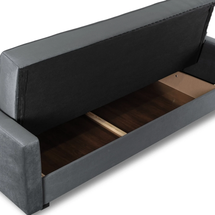 Sofa Rozkładana ALVENTO, Szara - 06.webp