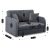Fotel Do Spania Dwuosobowy VESANTO 2 Szary - 11.webp