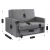 Fotel Do Spania Dwuosobowy MALVERO 2 Szary - 12.webp