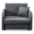 Fotel Do Spania Jednoosobowy VESANTO Szary - 03.webp