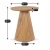 Stolik Pomocniczy RANVITO 50 cm, Dąb - 07.webp