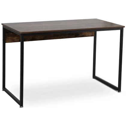 Biurko Loft DARVELLO 120 cm, Dąb Rustykalny-Czarny - 01.webp