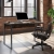 Biurko Loft DARVELLO 120 cm, Dąb Rustykalny-Czarny - 02.webp