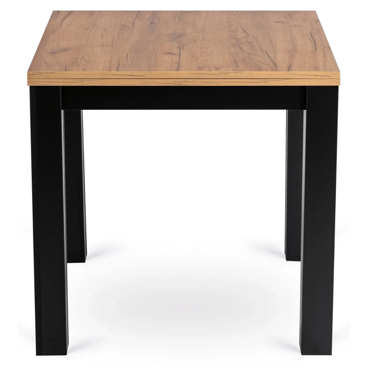 Stół Rozkładany MAXVENO 80-160 cm, Dąb Craft-Czarny - 04.webp