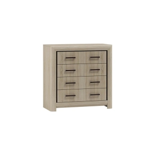 Komoda z czterema szufladami 96cm GARMOND Lefkas ciemny