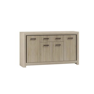 Komoda czterodrzwiowa z szufladą 166cm GARMOND Lefkas ciemny