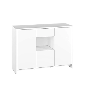 Komoda biała z szufladą MONKEL 5 3D1S 118 cm