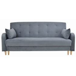 Kanapa RNLAU z funkcją spania grafitowa 220x100 cm