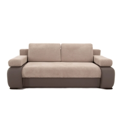 Kanapa rozkładana SOUL cappuccino-brąz 206x96 cm