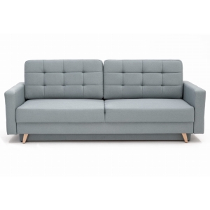 Kanapa REVANGE z  funkcją spania jasnoszara 229x97 cm