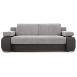 Kanapa rozkładana SOUL grafitowo-szara 206x96 cm