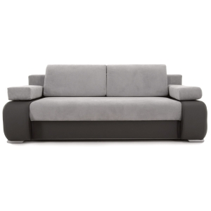 Kanapa rozkładana SOUL grafitowo-szara 206x96 cm