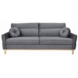 Sofa RPBE 2 - osobowa szara 220x94 cm