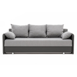 Kanapa LUKB z funkcją spania grafitowo-szara 206x85 cm