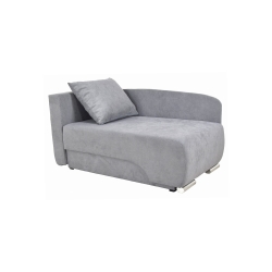 Tapczan GUCIO kanapa rozkładana z pojemnikiem na pościel jasna szara 150x85 cm