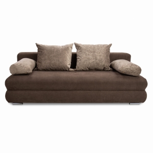 Kanapa rozkładana DOMA z funkcją spania brązowa 205x90 cm