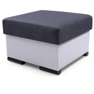 Pufa FOEN biało-szara 60 cm