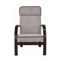 Wygodny fotel wypoczynkowy do salonu szary RNLX