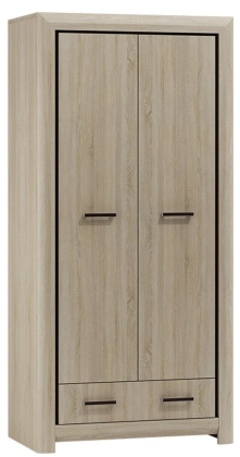 Szafa dwudrzwiowa dąb sonoma 96cm GSAM 15