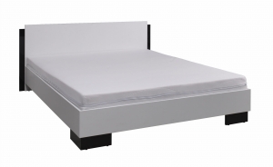 MXLS Łóżko 160x200 Czarny Stripes