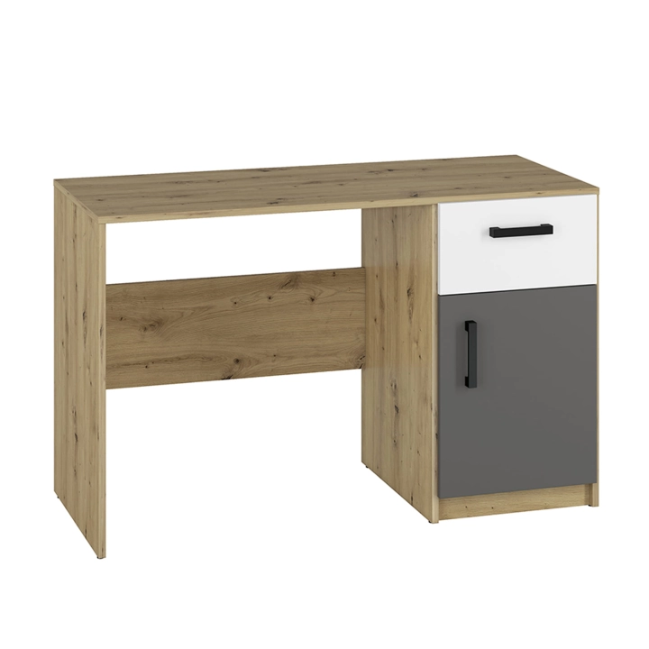 Biurko MNFI 120 cm biało-szare