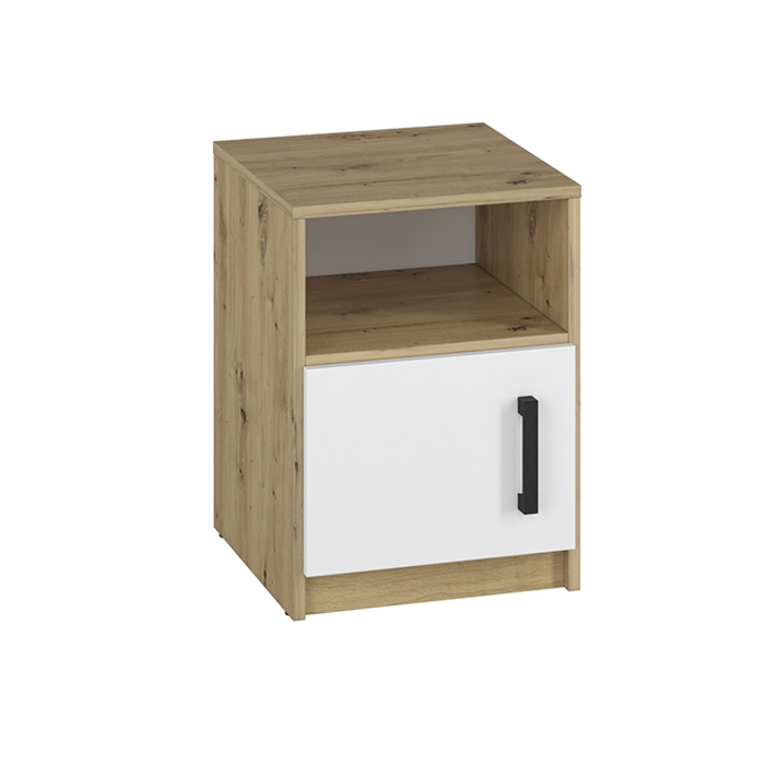 Kontenerek MNFI 1D biały, dąb