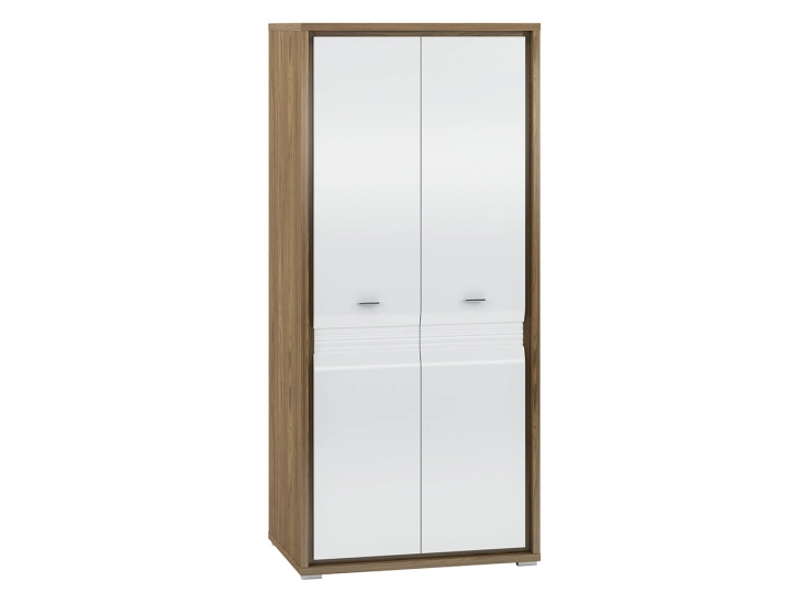 Szafa dwudrzwiowa biały połysk 92cm MNDA