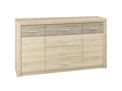 Komoda z szufladami MONACO 08 dąb sonoma 165 cm 2D4S
