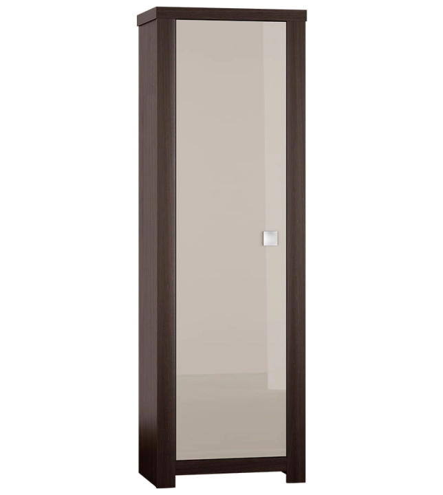 Szafa jednodrzwiowa czekolada capuccino połysk 65cm GSCAR14