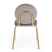 Krzesło K - 363 ze stali chromowanej tył